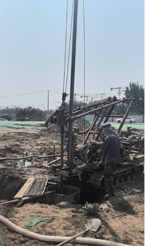 南阳邓州工地打井